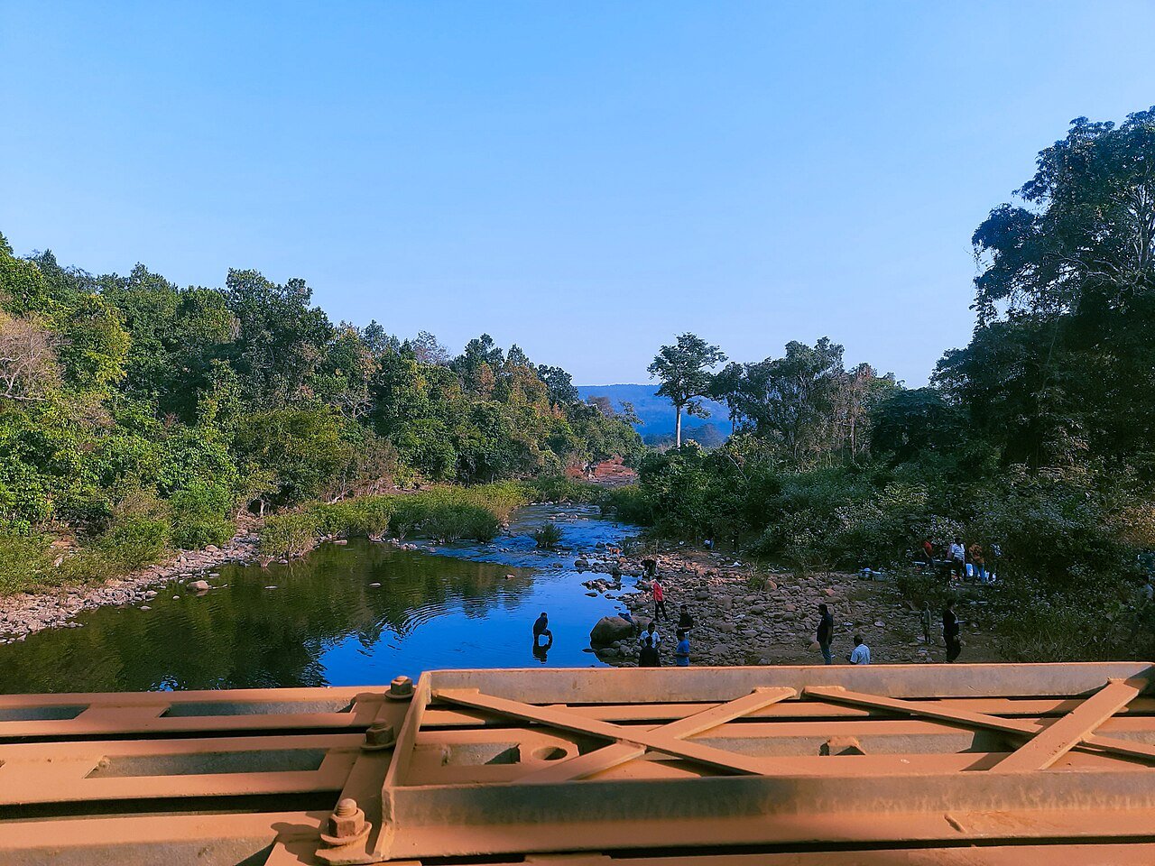 View from a bridge in Similipal, Odisha