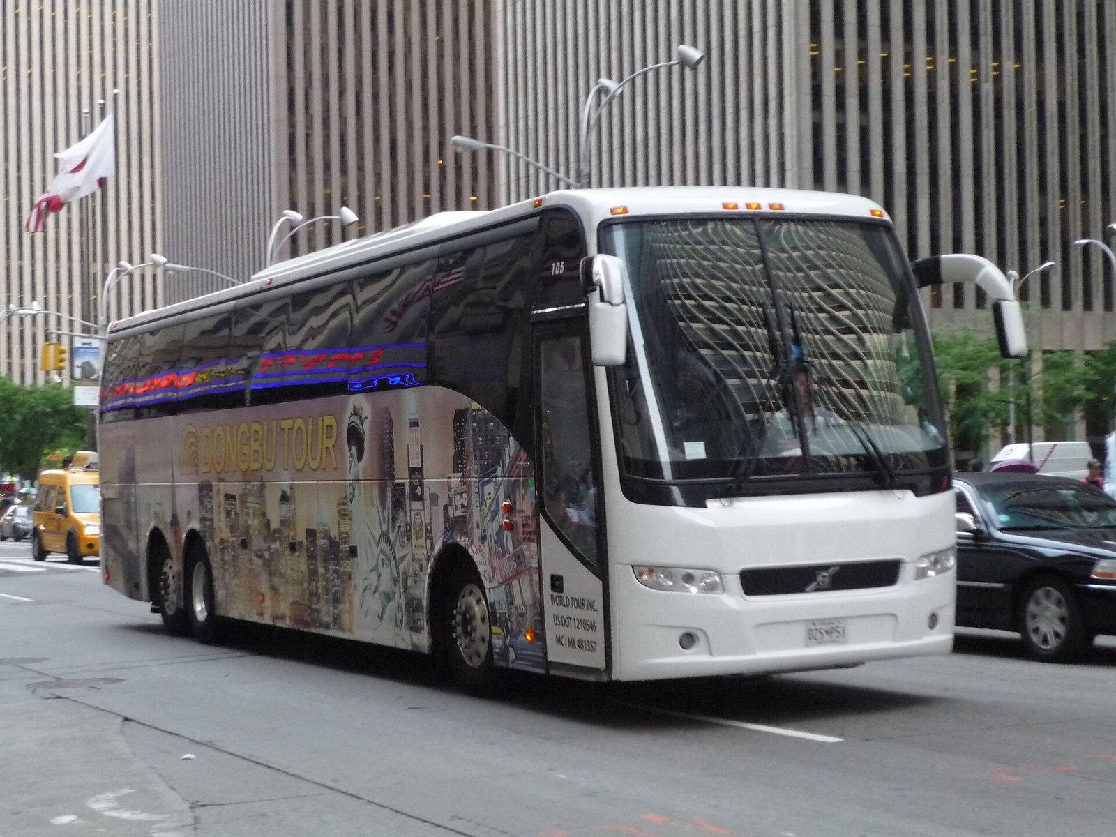 Representative Volvo coach vehicle